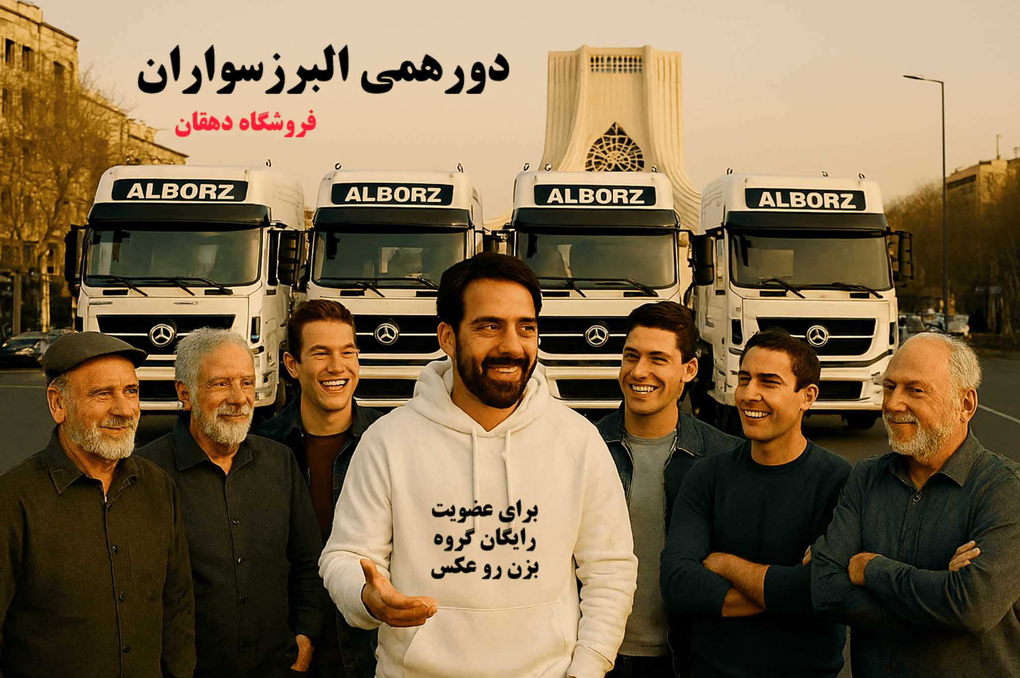 بزرگترین گروه راننده های البرز دانگ فنگ البرزسواران